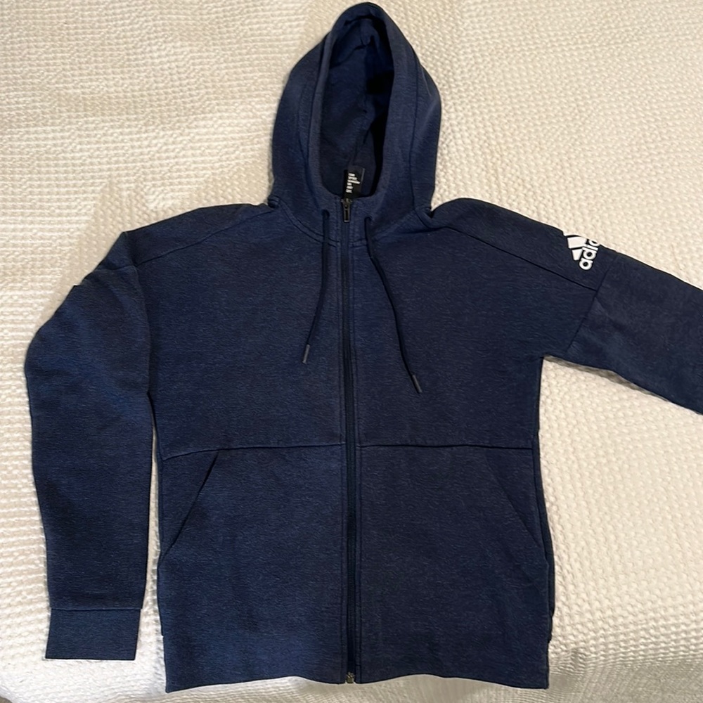 Adidas Jacket - Blue Size S